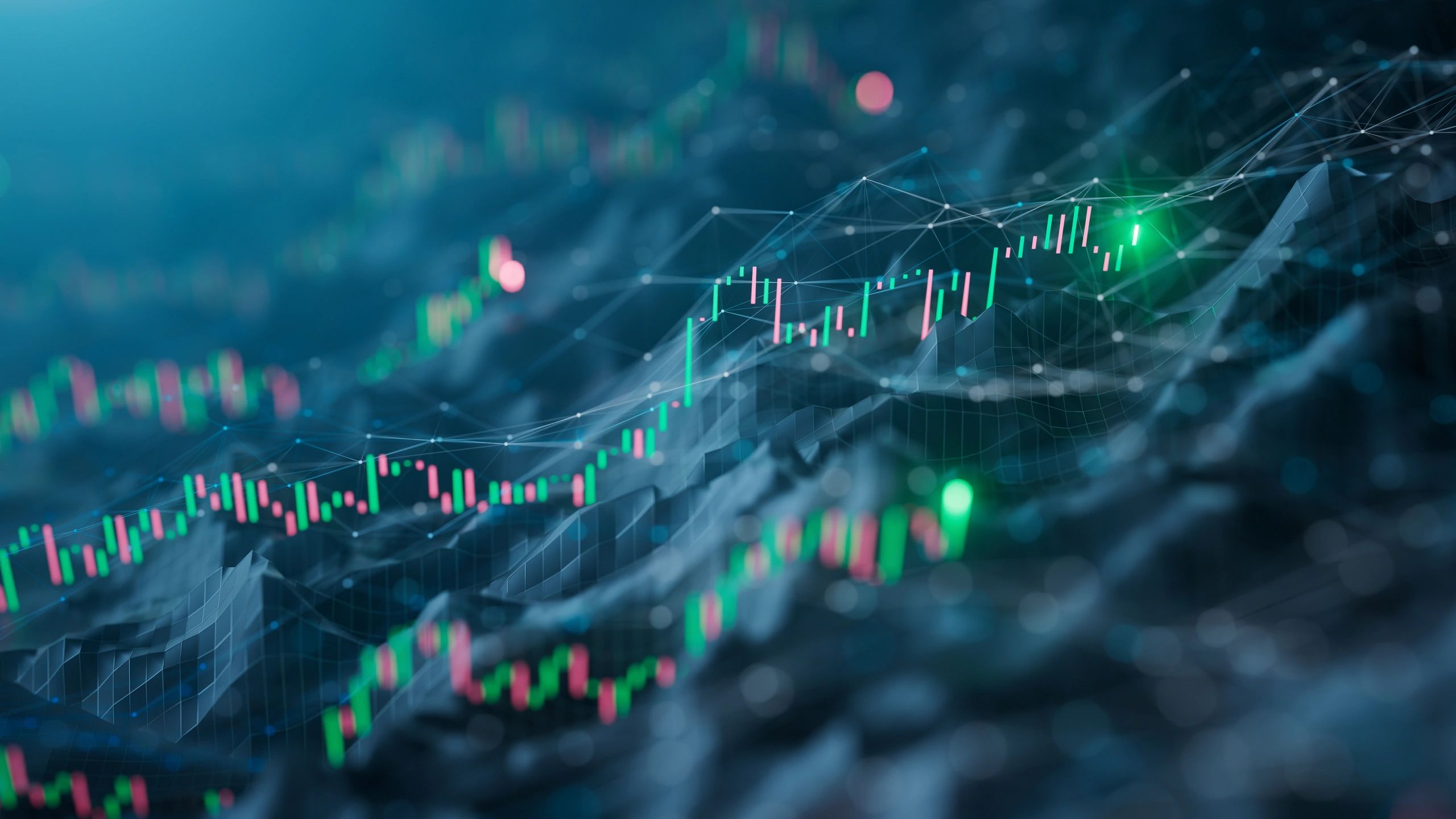 Candlestick charts financial data